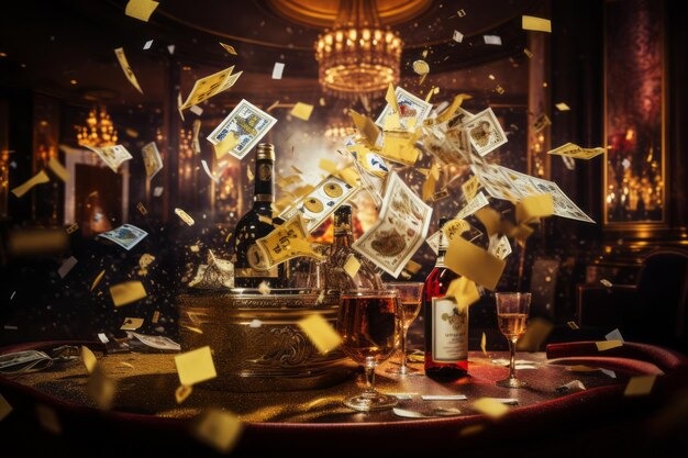 Dealer shuffling cards for blackjack